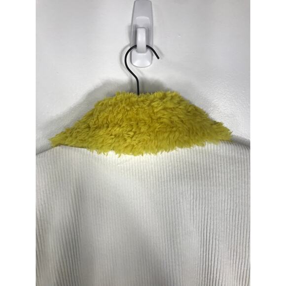 We the Free Anthropologie Women's Lust for Life Corduroy Oversized Jacket Ivory - Picture 9 of 16